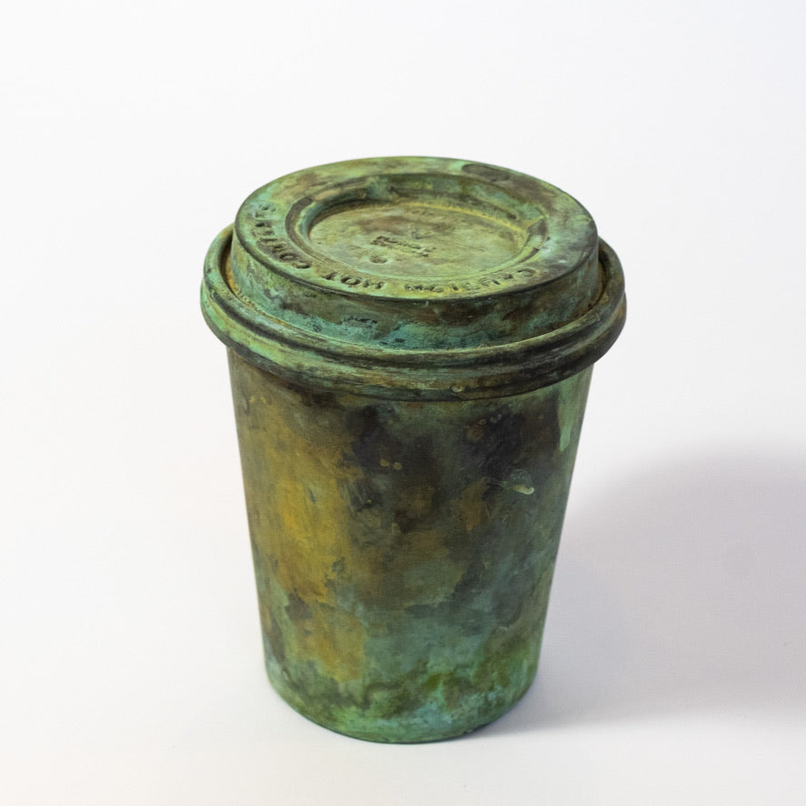 Bronze-Skulptur "Hot Content" von Thomas Judisch, Edition 2024