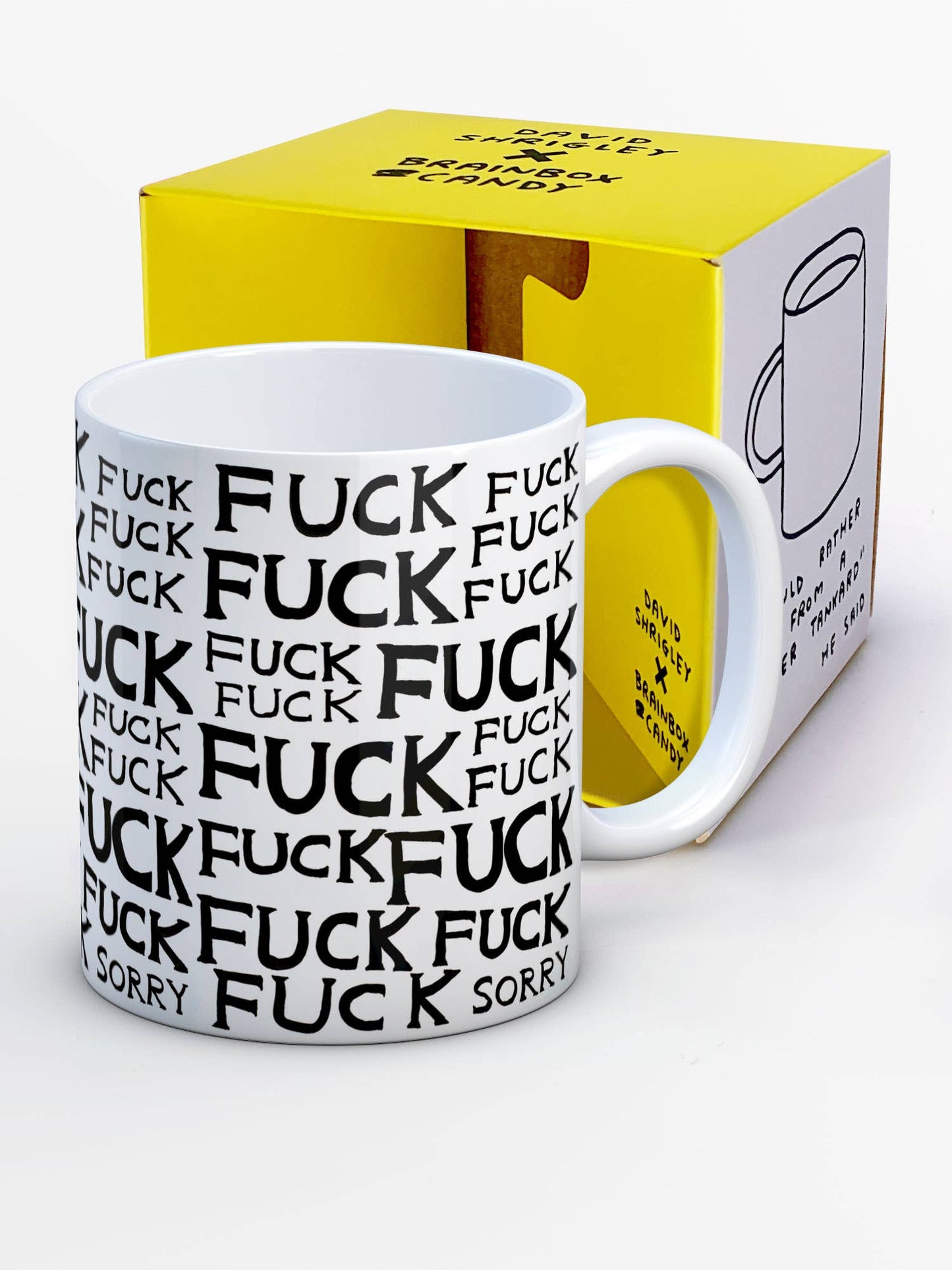 Tasse David Shrigley - Fuck Fuck Sorry