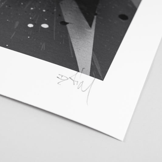 Backsplash Arrow explosion FineArt Print