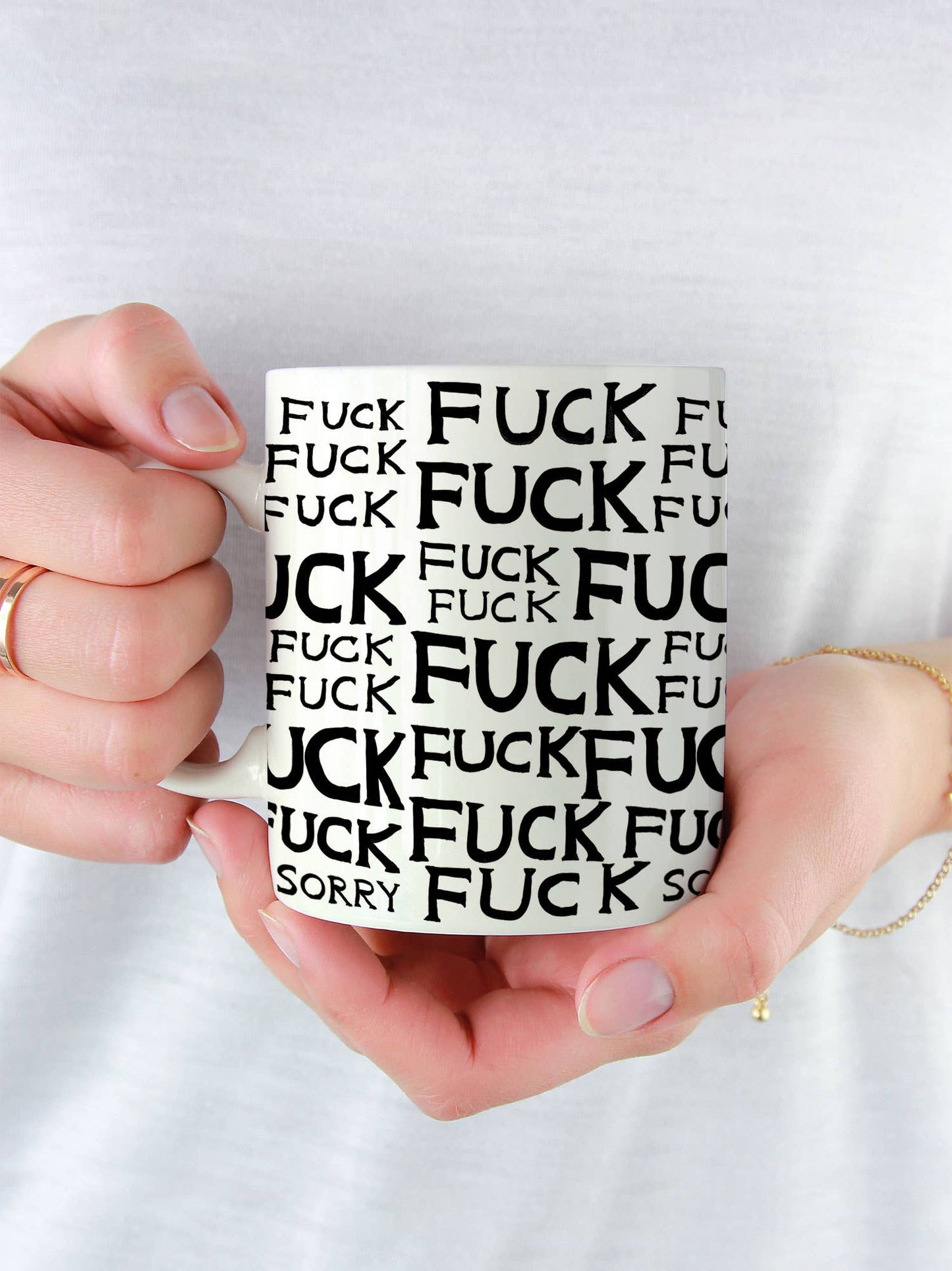 Tasse David Shrigley - Fuck Fuck Sorry