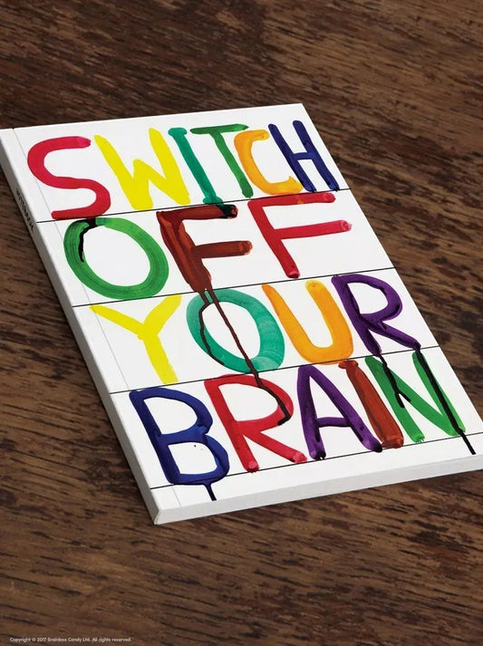 David Shrigley - Carnet A5 « Switch Off Brain »