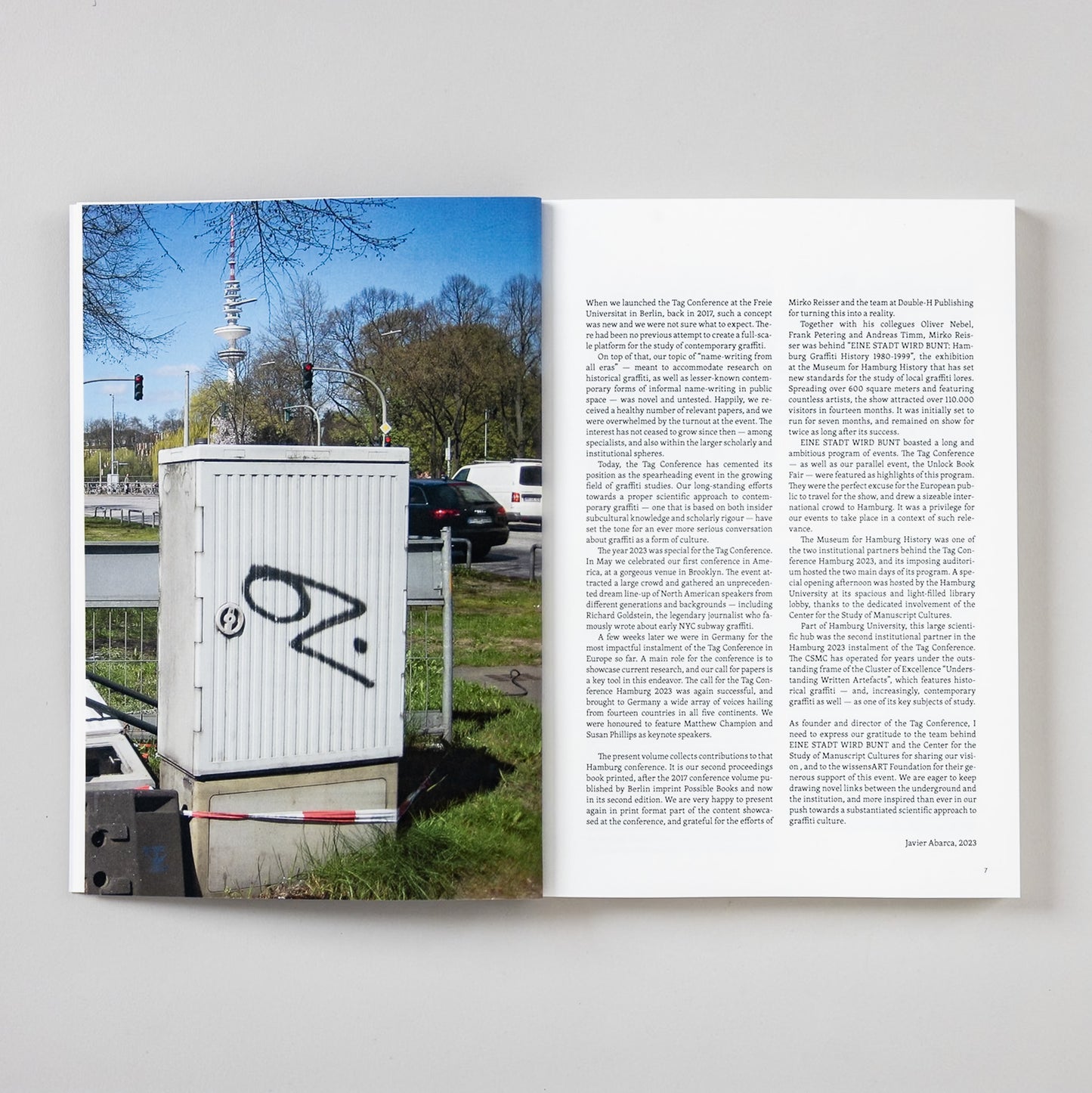 TAG Name writing in public space - Conference proceedings,