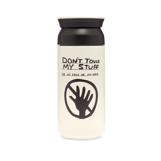 David Shrigley Trinkflasche - Don't Touch My Stuff