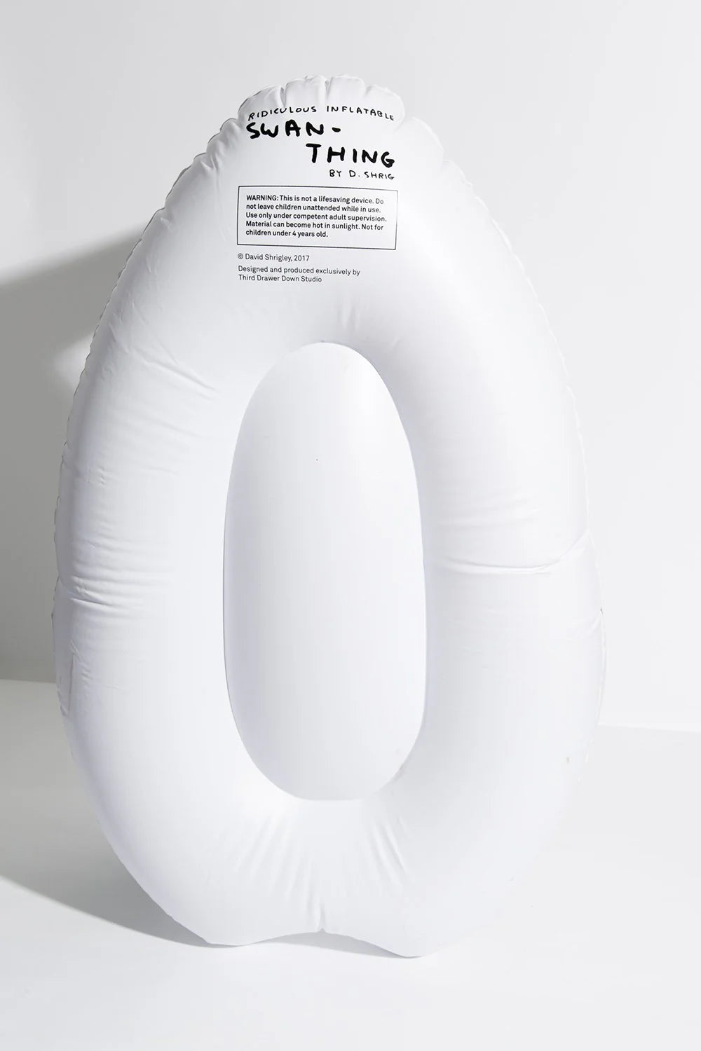 David Shrigley Swan Pool Float