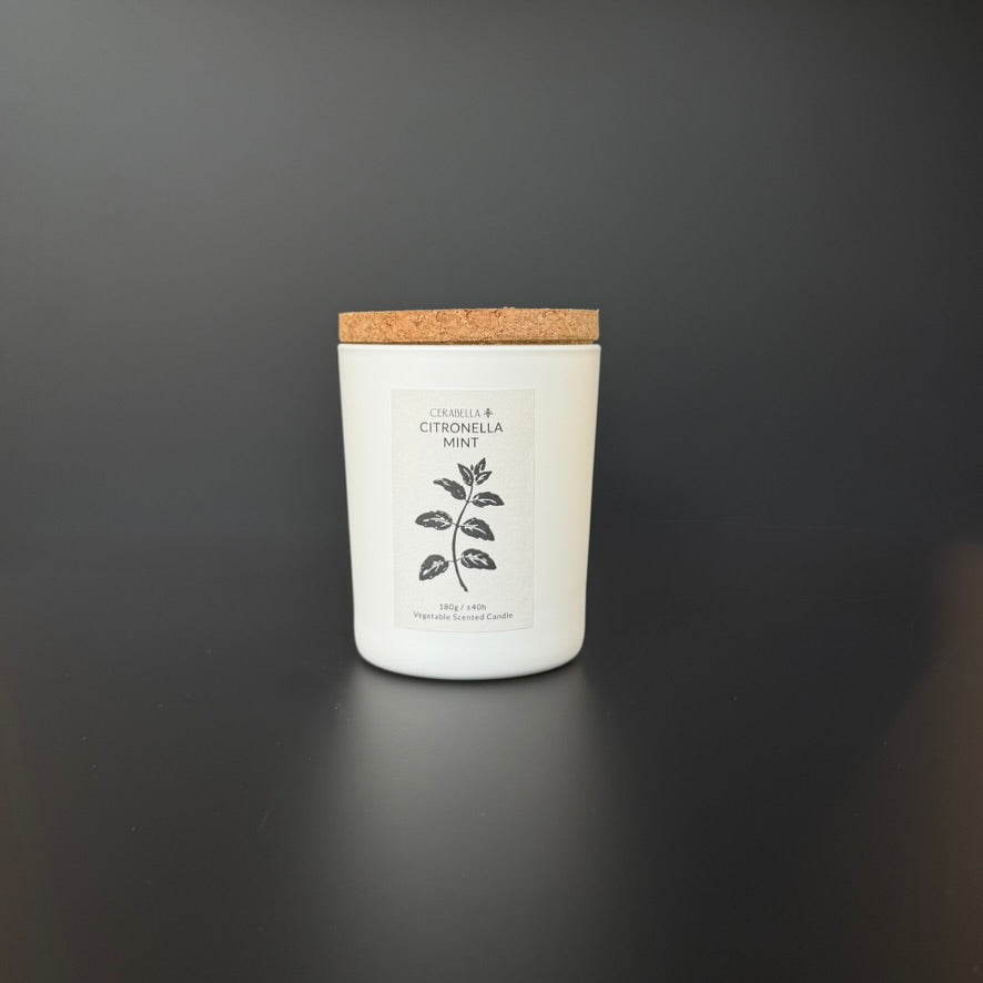 Cerabella LEUKOS - Citronella Glaskerze