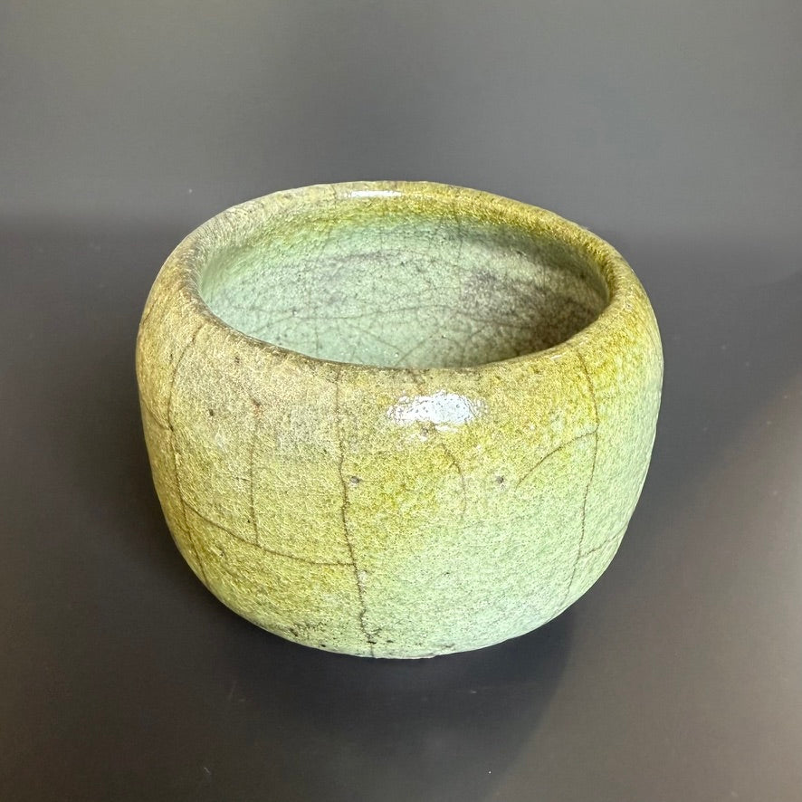 Bol à thé Raku – pièce unique fabriquée à la main en céramique Raku traditionnelle