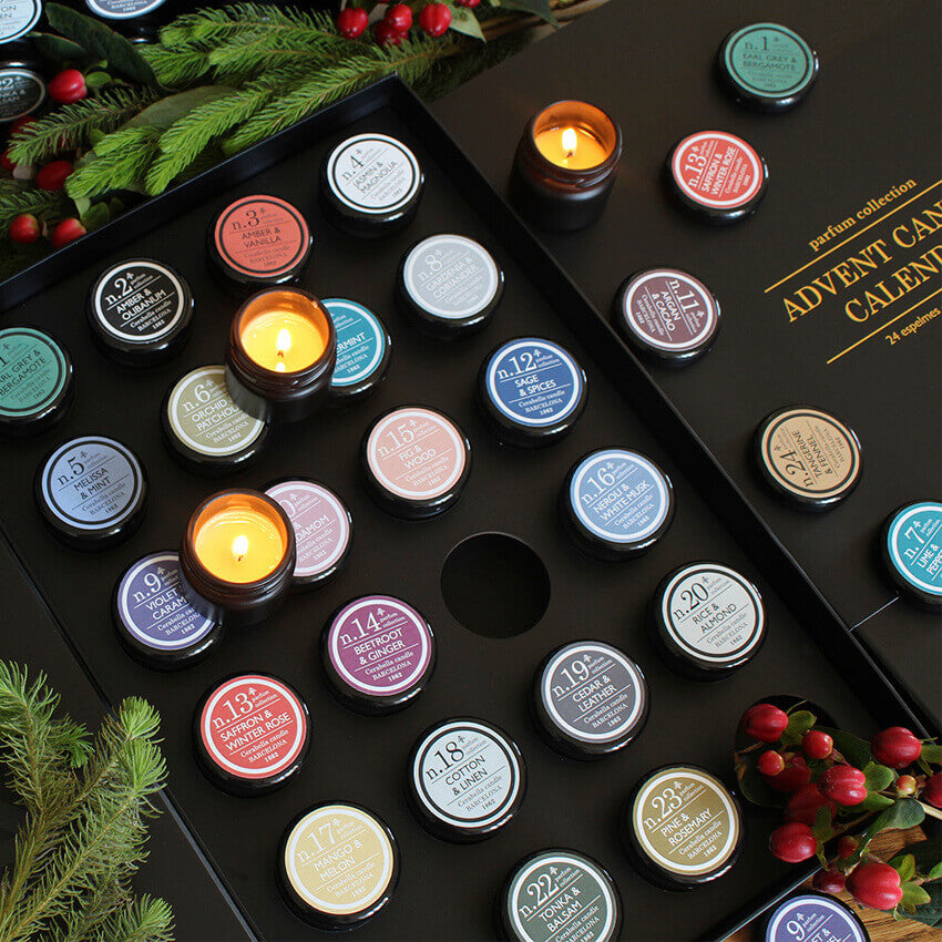 Cerabella - Advent Calendar with 24 Scented Candles
