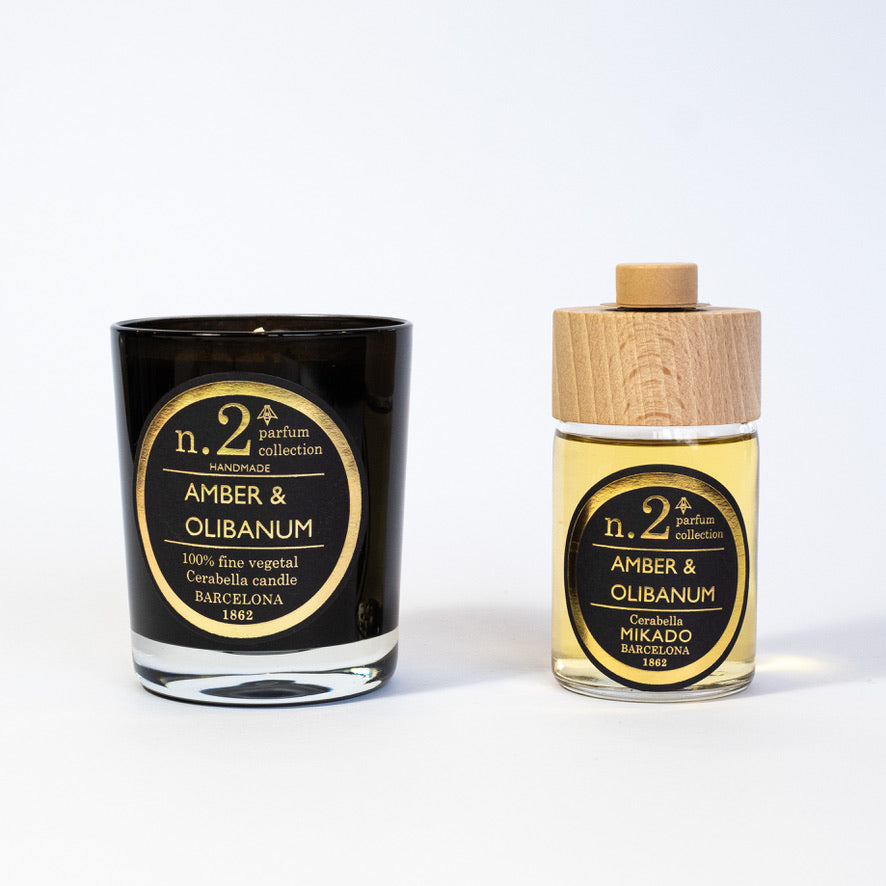 Cerabella NUMBERS – Coffret cadeau bougie parfumée et diffuseur