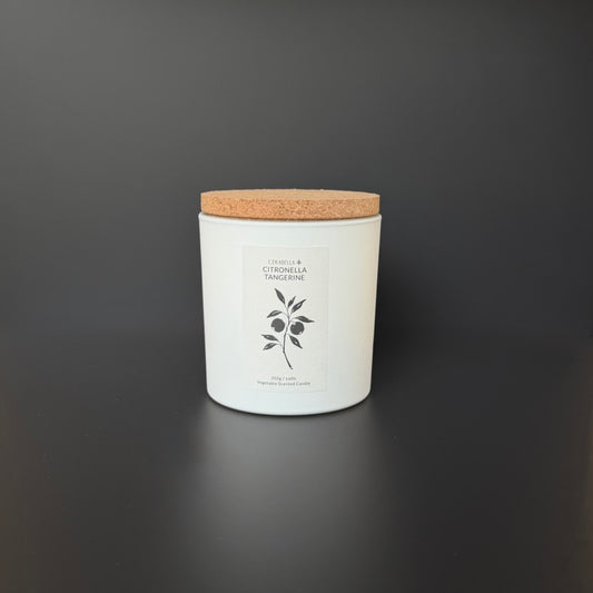 NEU: Cerabella LEUKOS - Citronella Glaskerze