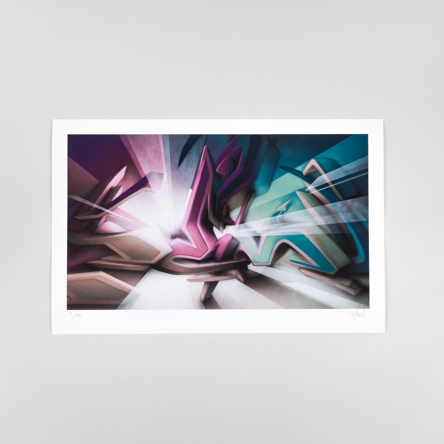 Dusty pink backlight FineArt Print