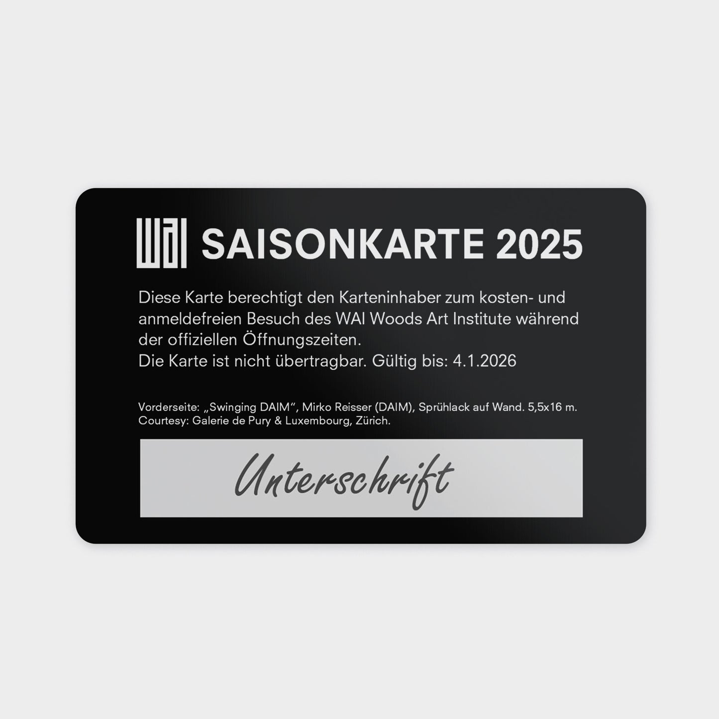 WAI season ticket