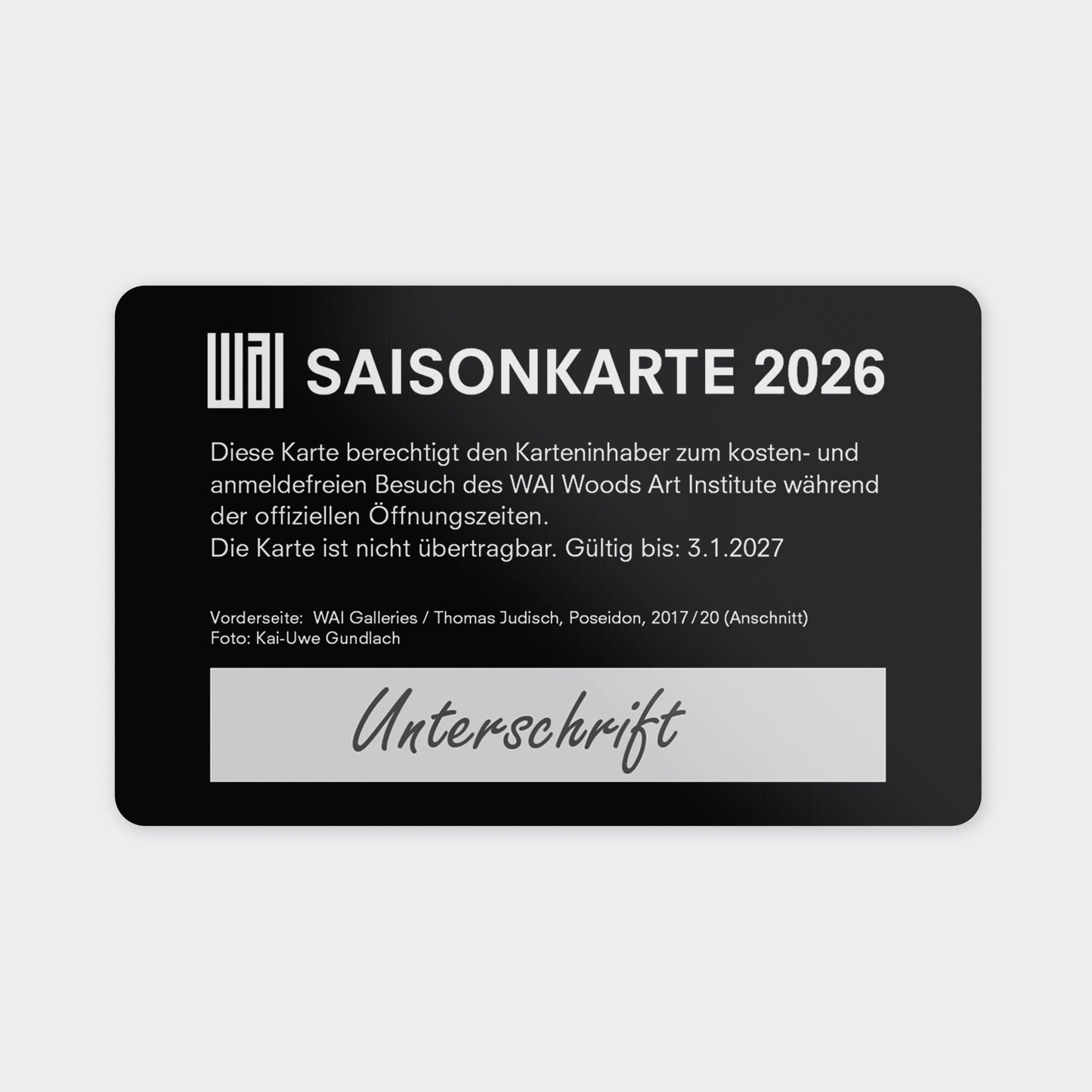 NOUVEAU: Abonnement saisonnier WAI 2026