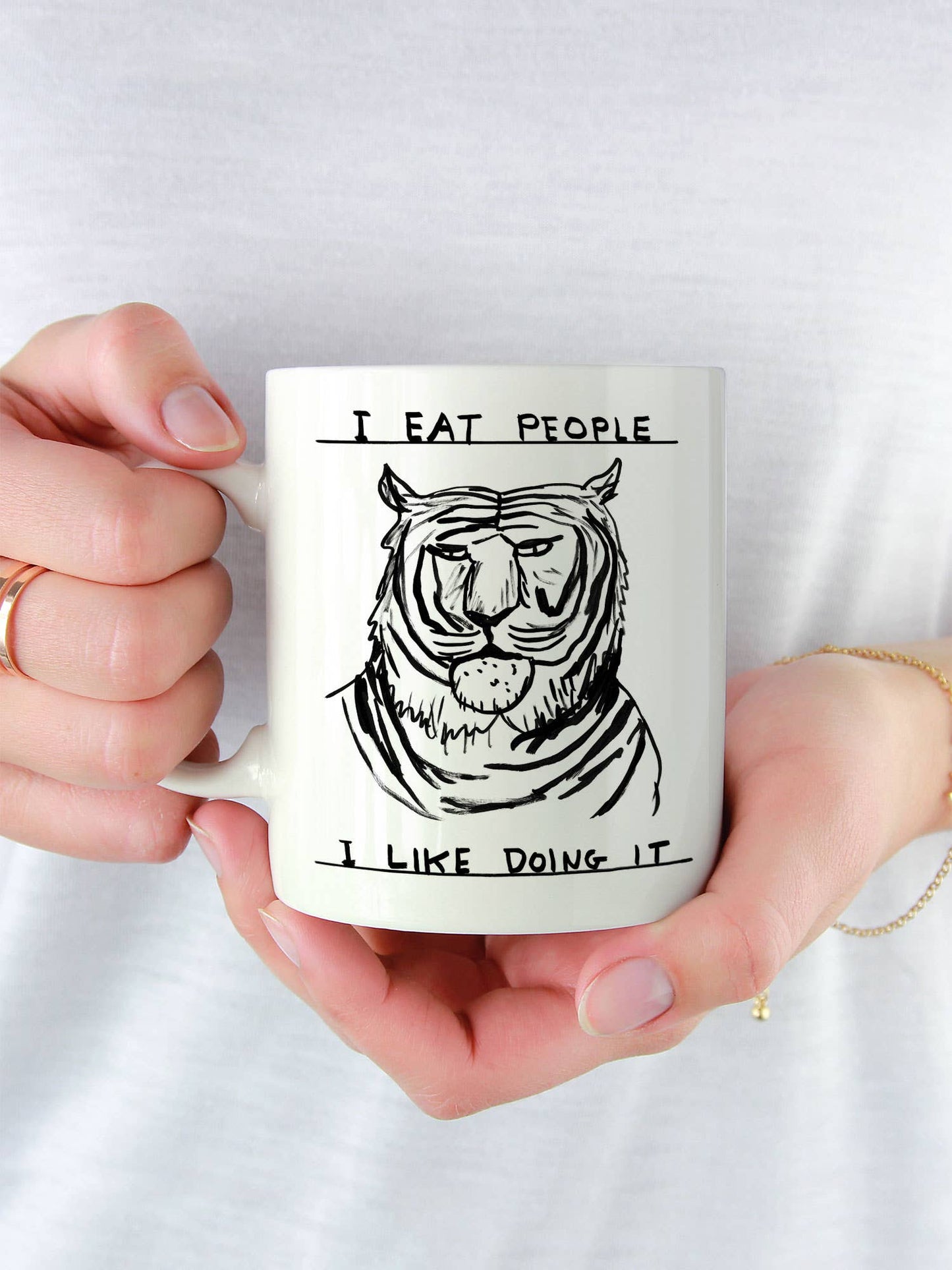 David Shrigley Mug - I Eat People