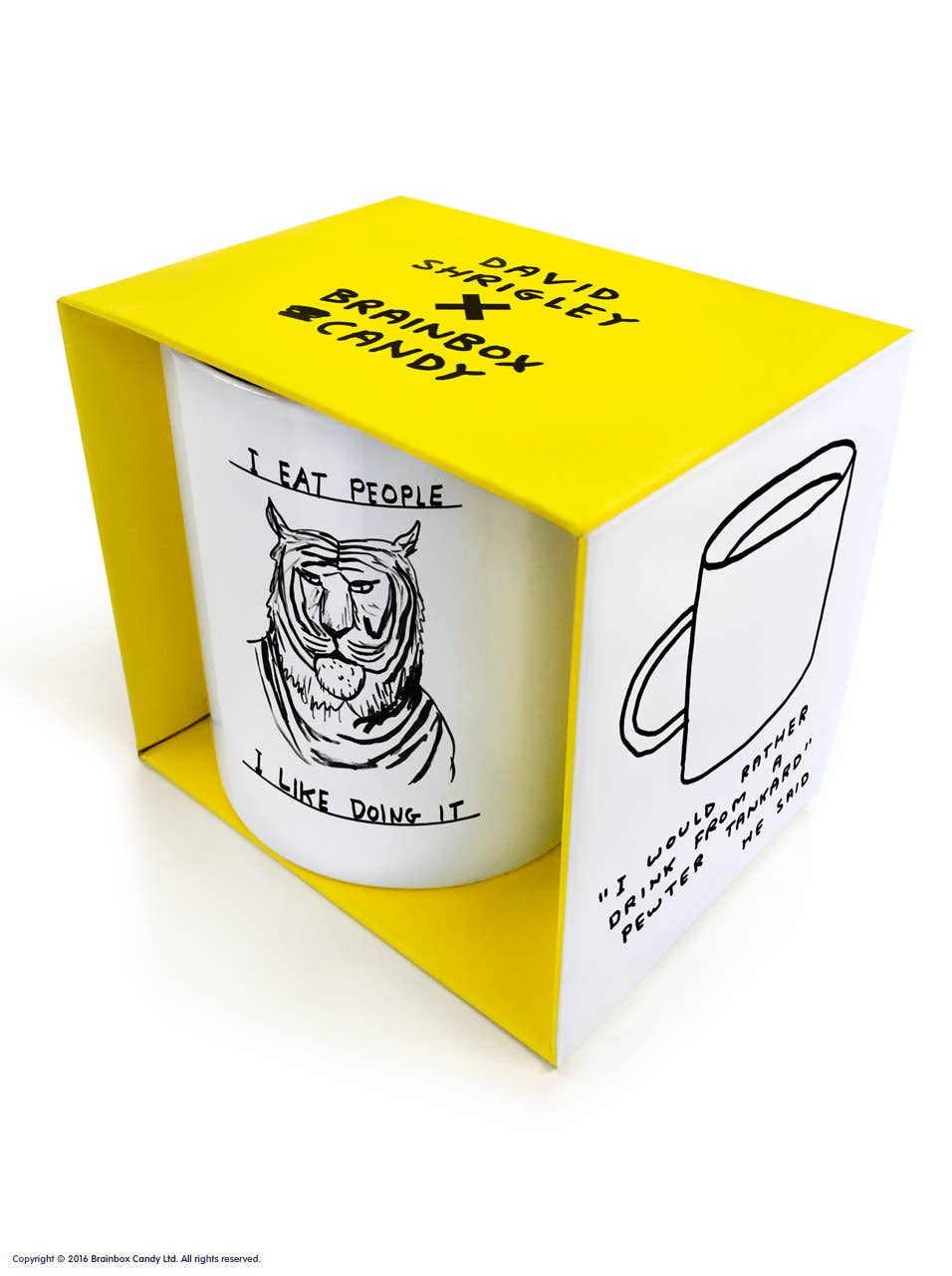 David Shrigley Mug - I Eat People